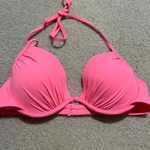 Pink bikini top